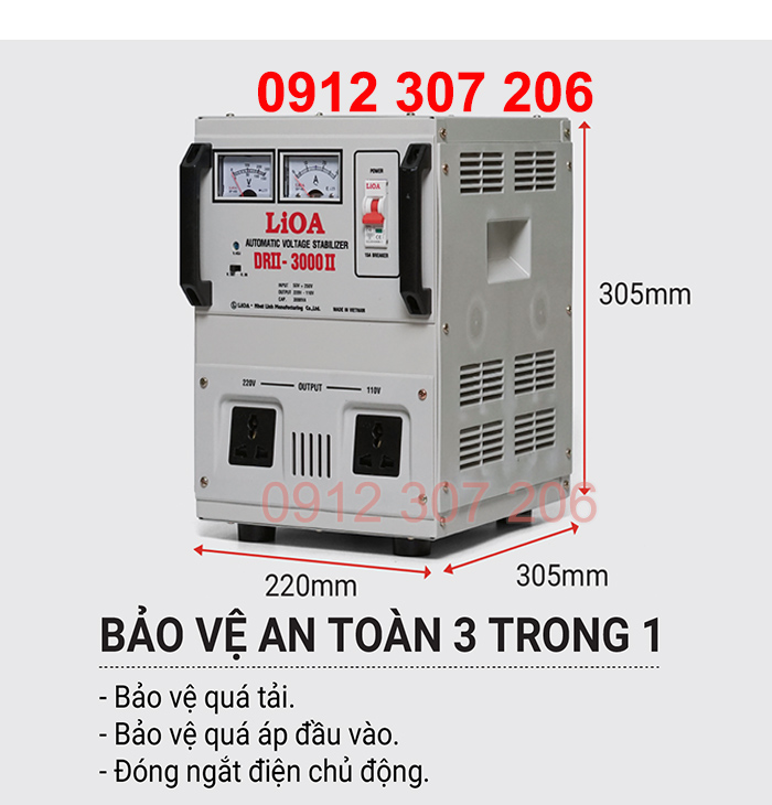 ỔN ÁP LIOA 3KVA DRII