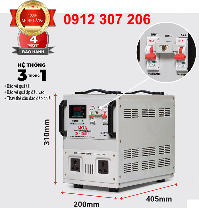 ỔN ÁP LIOA 10KVA SH