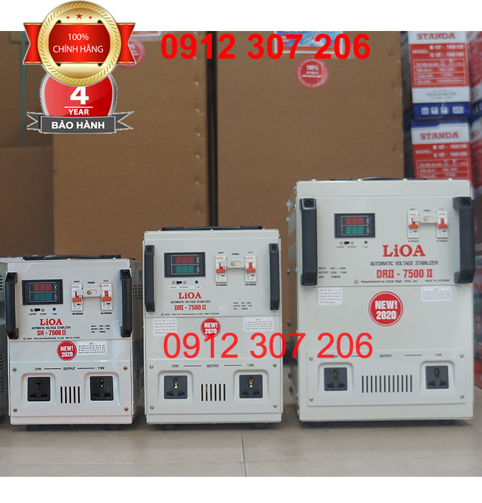 ỔN ÁP LIOA 7,5KVA SH KHÁC DRI, DRII THẾ NÀO