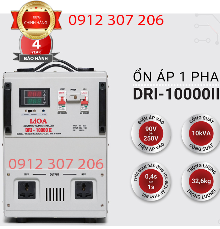 ỔN ÁP LIOA 10KVA SH