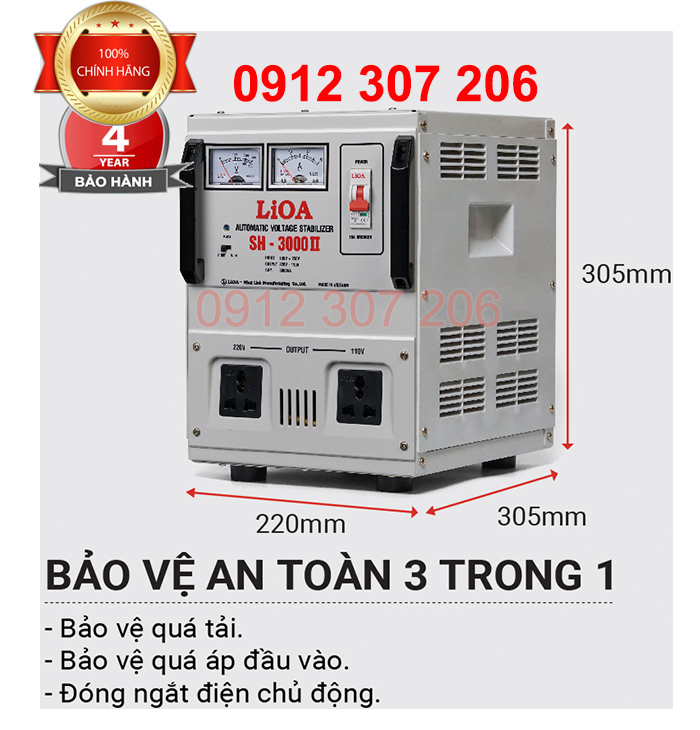 ỔN ÁP LIOA 3KVA SH